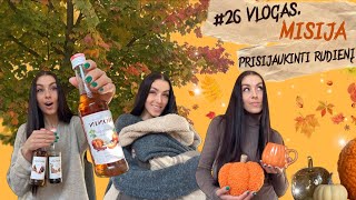 #26 Vlogas. Bandau pamegti rudieni 🍁 Mini Haulai 🎃