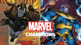 戰爭機器VS薩諾斯 Marvel Champions 漫威傳奇再起 (單人遊戲\u0026專家模式) | NG工廠