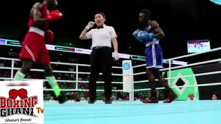 Watch: How Ghana's Samuel Takyi in red secured qualification to Tokyo 2020