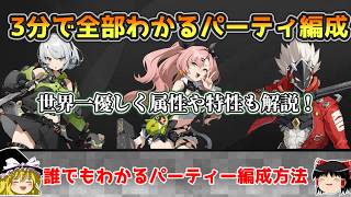 3分で全部わかる！ゼンゼロの属性や特性,パーティーの編成の仕方について世界一やさしく徹底解説！！【ゼンゼロ】【ゼンレスゾーンゼロ】【ビリー】【アンビー】【ニコ】