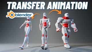 Retarget Characters Animations to Multiple Rigs in Blender