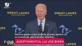 Avertismentul lui Joe Biden