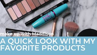 MY FIRST AND LAST MAKEUP VIDEO - An Easy Look With Maddison Using INEXPENSIVE Products