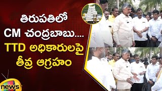 CM Chandrababu Serious On TTD Officers Over Tirupati Stampede Incident | Tirupati | TTD | AP News