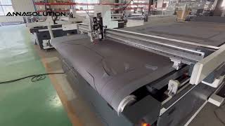 feeding and projector function on digital knife cutting machine