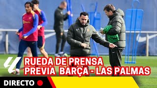 BARÇA EN DIRECTO: Rueda de prensa de XAVI previa al partido contra LAS PALMAS | FC Barcelona #LaLiga