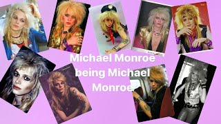 Michael Monroe being Michael Monroe 💕💖💗(I love this man)