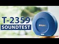 T 2359 Bluetooth Speaker Bass Test (10W Mono Speaker)