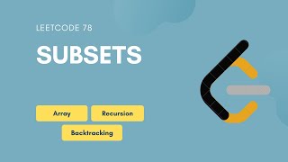 Subsets | Leetcode 78 | Array | Recursion | Backtracking