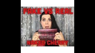 FAKE VS REAL| NAKED CHERRY PALETTE
