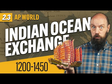 What were the causes of expanded exchange in the Indian Ocean?