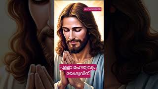 എല്ലാ മഹത്വവും യേശുവിന്#jesus#glorytogodandjesus#malayalam#devotional#song#godslove#christian#reels