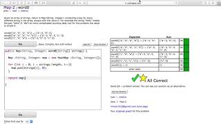 Map-2 (word0) Java Tutorial || codingbat.com