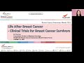 Clinical trials in breast cancer care