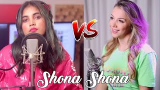 Shona Shona ( Famale Version ) Tony Kakkar | Neha Kakkar | Aish vs Emma Heesters | English vs Hindi
