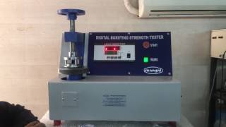 Bursting strength tester