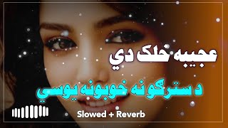 Ajeeba Khalaq Di Da Stargo Na Khobona Yosi 😘 | Pashto Slowed And Reverb Song | عجیبه خلک دے د سترګو