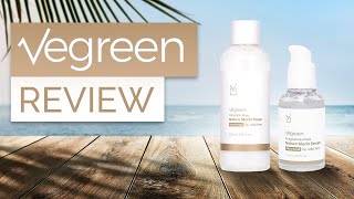 Vegreen Skincare Review/Nature Mucin Toner \u0026 Serum