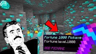 #minecraft#mythpat Hardcore Minecraft But With Fortune 1000 Pickaxe...