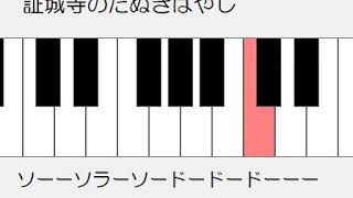 証城寺のたぬきばやし ドレミ鍵盤つき