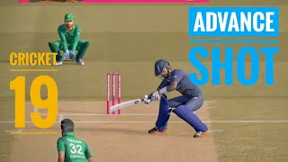 Cricket 19 advance shot | stepup shot | reverse sweep | helicopter shot | scoop shot |