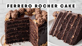 ULTIMATE Ferrero Rocher Hazelnut Cake