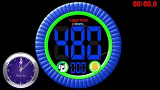 Colorful Circle 480 seconds timer countdown alarm🔔