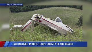 Plane crash injures two in Botetourt County