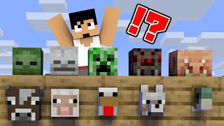 【禁断】モブの頭集め選手権！！【マイクラ】