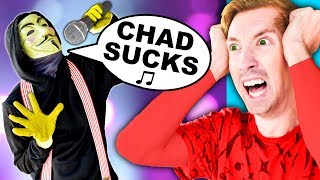 HACKER ROASTS ME in a Diss Track Rap Battle Royale! We Clapback with our own SPY NINJAS Music Video