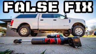 Steering Stabilizers Do Not Fix Death Wobble | Ford F250