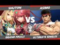 Shibuya Fist GRAND FINALS - Shuton (Pyra Mythra) Vs. Asimo (Ryu) Smash Ultimate - SSBU