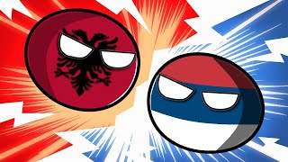 Serbia vs Albania (Countryball Animation)