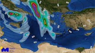 Meteo.gr: Κακοκαιρία Βικτώρια. Η πορεία του χαμηλού και βροχόπτωση