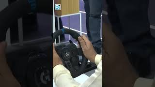 PM Modi Checks Out A Driving Simulator In Sony Ericsson Pavilion At the IMC Exhibition | #ytshorts