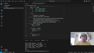 Python ultra simple code tutorial: Number guessing game: part 2