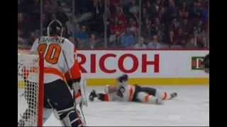 Ryan White's Hit On Kent Huskins (April 15 2013)