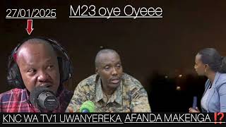 💥KNC WA TV1: MAKENGA NAMUTINYE CYANE RUBAVU BACUNGE CYANE HATINJIRAMO NAHADUYI #GOMA #M23⁉️