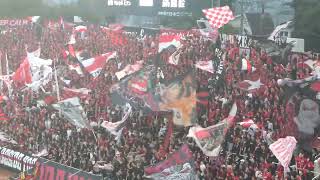 2023年6月11日。Allez Allez Allez chant 浦和レッズ＠横浜FC。