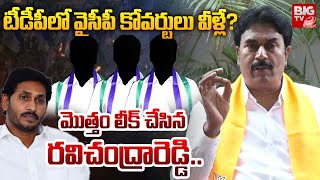 టీడీపీలో వైసీపీ కోవర్టులు వీళ్లే? : Kanumuri Ravi Chandra Reddy Reveals Shocking Facts | BIG TV