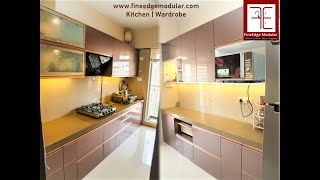 Latest Modular Kitchen Design in Dosti Manpada Thane