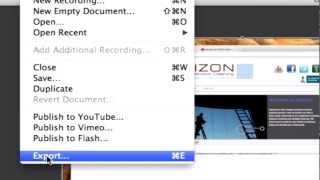 Mac - Export ScreenFlow HD Highest Resolution