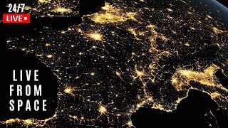 NASA Live 24/7 | Earth at Night from Space | ISS Live Stream