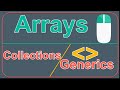Difference between Arrays , Collection and Generics with simple examples