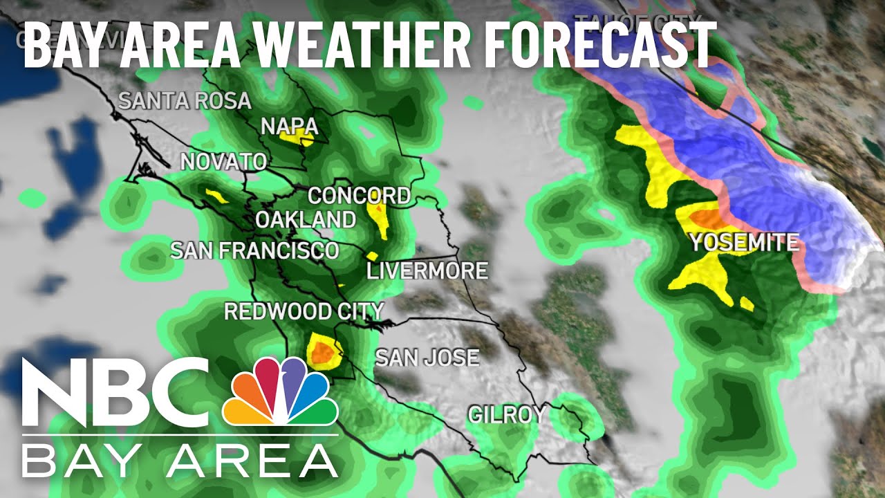 Bay Area Forecast Bay Area Rain Returns Youtube