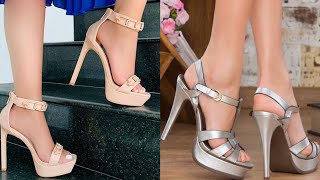 BEST DESIGNER IDEAS FOR WORKING LADIES OF TRENDY SUPER HIGH HEEL SANDALS DESIGN