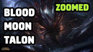 BLOOD MOON TALON SKIN ZOOMED SPOTLIGHT - LEAGUE OF LEGENDS