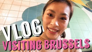 歐洲生活 | A day vlog in Brussels 布魯塞爾逛街、超好吃蝦丸shrimp croquette、看到傳說中的尿尿小童！