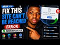 How To Fix This Site Can't be Reached Error | This Site Can't be Reached Problem Solved