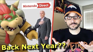 What are Nintendo's plans for Nintendo Directs in 2021?